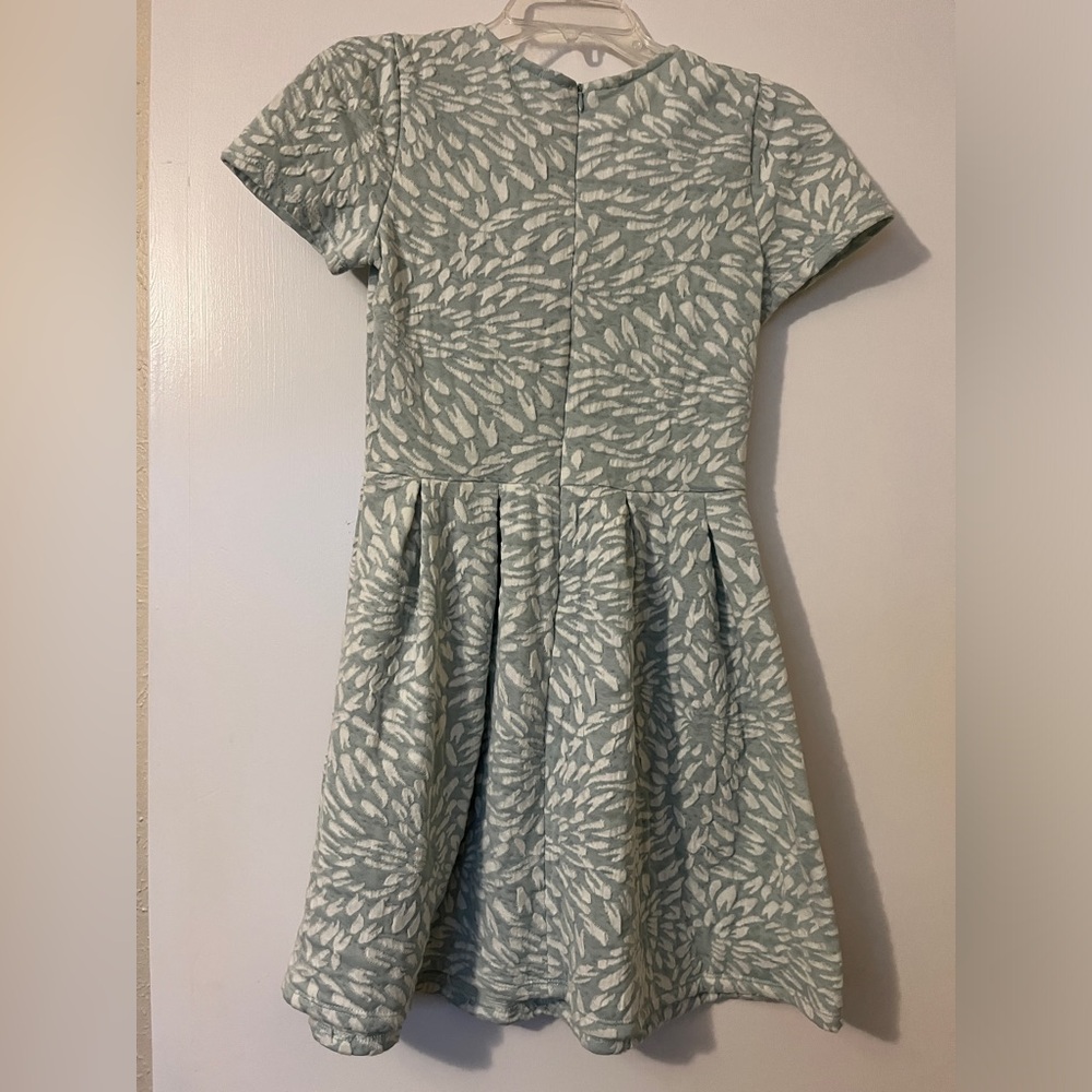 White Petal Light Sage Dress - Picture 2 of 4